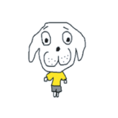 手書き犬　ワンマン