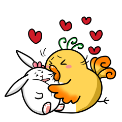 ハナウサギとホウオウタ