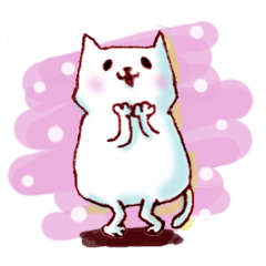 白ねこマルの日常。