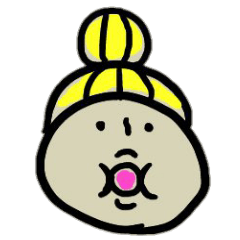 イラッとくるけど憎めない女の子スタンプ