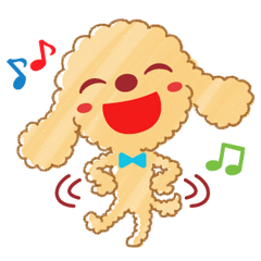 もこもこトイプー（アプリコット）