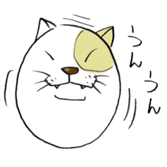 ネコが「ん？」って言ったり