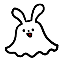 うさぎのオバケ