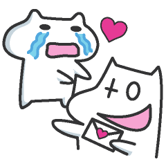 無表情イヌと泣き虫ネコ