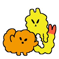 揚げ物姉弟