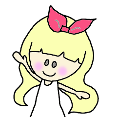 赤いリボンの女の子
