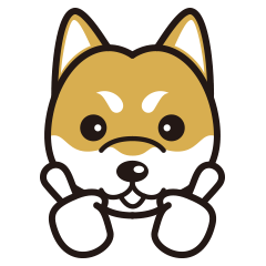 犬種別スタンプ⑧ 柴犬（赤毛）