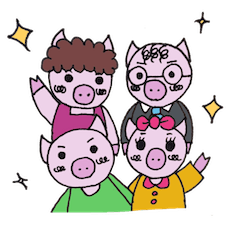 ぶーぶー家族
