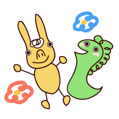 うさぎのサムと相棒モリィ