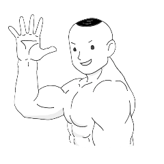 マッチョマンの一言