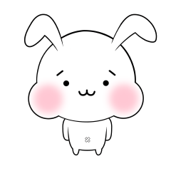 しょぼ~んなうさぎ