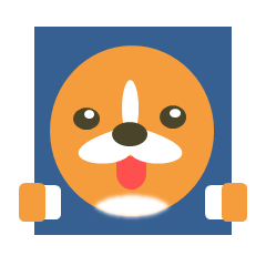 コーギーの窓