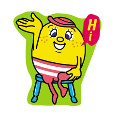 ボーダーシャツのロビン