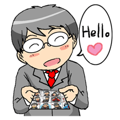 めがね×スーツ男子