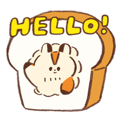 ムササビとパン