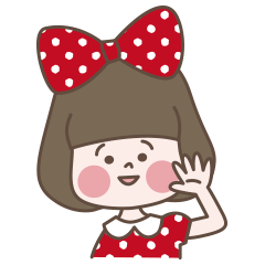 水玉リボンなボブ子