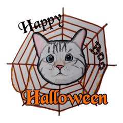 ハロウィン　ねこ　スタンプ