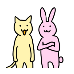 ねことうさ