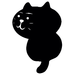 黒ネコくんときどき白ネコちゃん