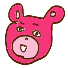 ピンクのくまとゆかいな仲間たち