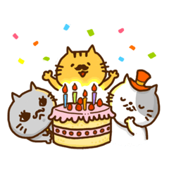 ゆるゆる紳士のひげねこ達