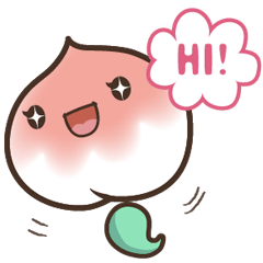 甘くてかわいい桃のペリ