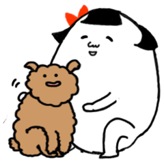 ヒトさんと愛犬パペ