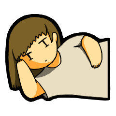 だらけ女子