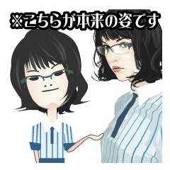 眼鏡女子 01