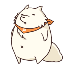 白タヌキのポチ