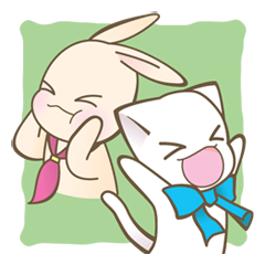 ネコとウサ