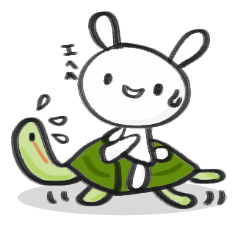 マーカーうさぎ