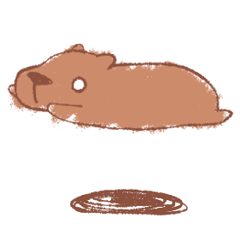 らくがきどうぶつ ~カピバラとネコ~