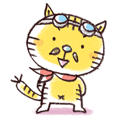 シマ猫"ヒゲジさん"