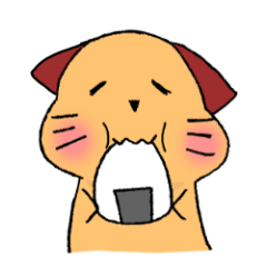 一匹リアクションとる犬。