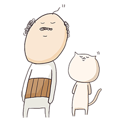 おっさんとねこ