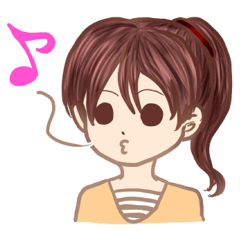 女の子の表情