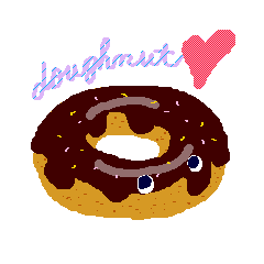 手描きのドーナツ
