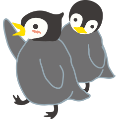 双子ペンギンPee & Cheeの日常