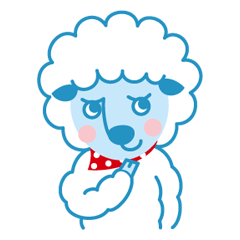 天然アフロひつじくん