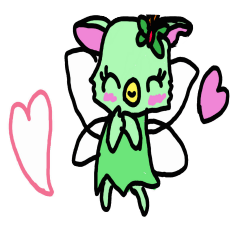 ゆかいな鳥たちのオリジナルスタンプ