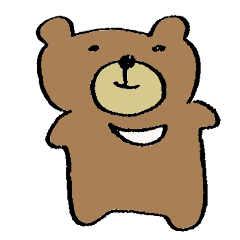 つきのわぐまさん。