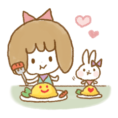リボンちゃんとリボンうさぎ