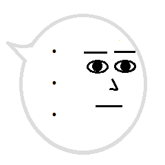 不思議な吹き出しくん