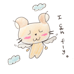 手描きのハムスター
