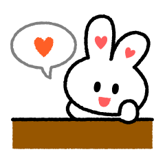 やさぐれウサギのちょろまる あいさつ編