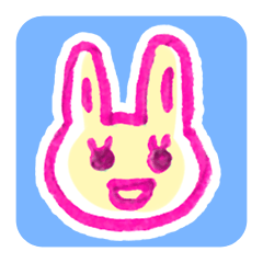 カラフルうさぎちゃん