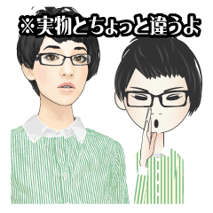 眼鏡女子 02