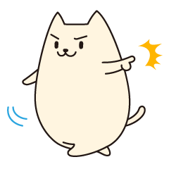 ハムにゃんスタンプ