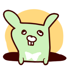 やる気皆無「まじうさ」